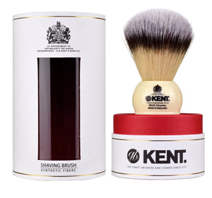 Kent Of England Synthetic Shaving Brush, Ivory Medium - Bartigan & Stark