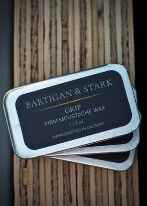 GRIP FIRM MOUSTACHE WAX - Bartigan & Stark